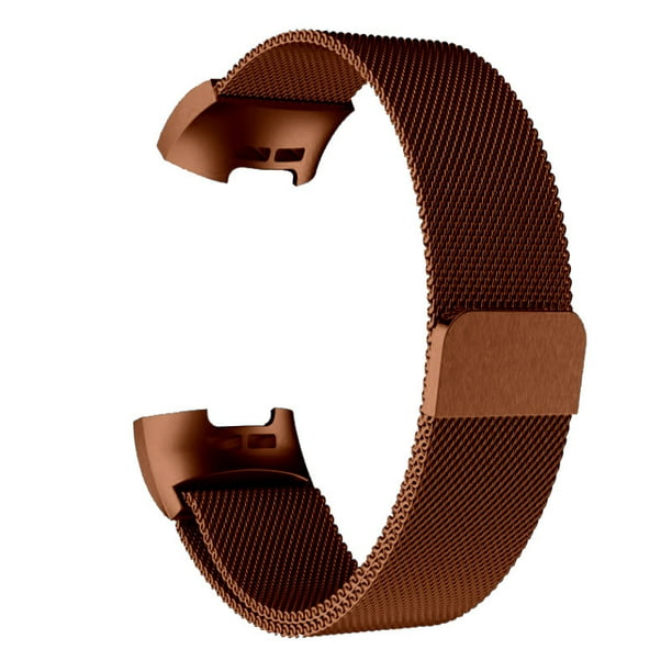 Bronze Brown Genuine Leather Band For Fitbit Charge 3 Handmade Double Wrap Adjustable Strap Fitbit Charge 3 Bracelet Stainless Steel Fitbit Charge 3 Leather Band for Women